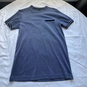 Denim and flower size small tshirt